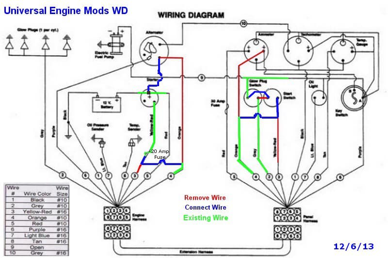 Catalina Engine Wiring
